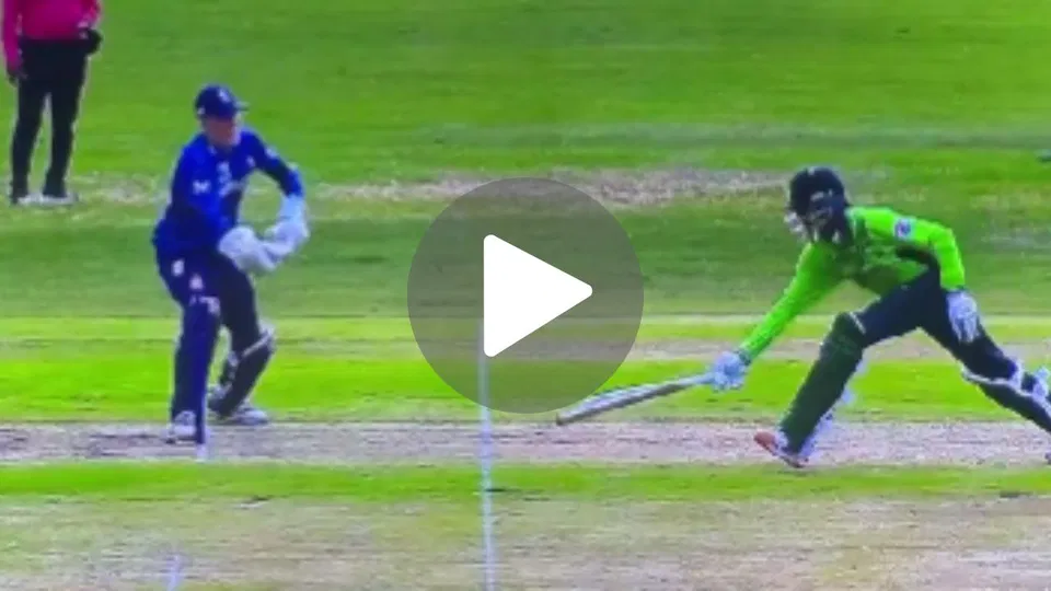 Watch- Pakistan humiliated in u19 World Cup as brain fade runout leads to English win